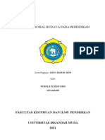 Tugas Pengantar Pendidikan Landasn Sosial Budaya Pada Pendidikan