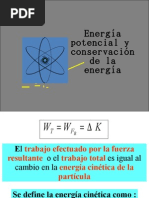 Energia Potencial y Conservacion Energia