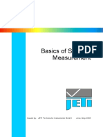 Basics of Spectral Measurement: Issued By: Jeti Technische Instrumente GMBH Jena, May 2005