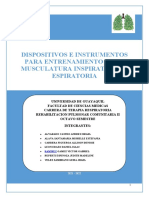 Tema #6 Dispositivo e Instrumentos para Entrenamiento de La Musculatura Inspiratoria y Espiratoria