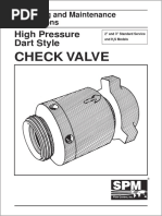 Check Valve: High Pressure Dart Style