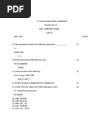 ST Class Xi Periodic Test-3