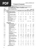 Presupuesto Desagregado