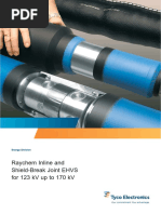 Raychem Inline and Shield-Break Joint EHVS For 123 KV Up To 170 KV