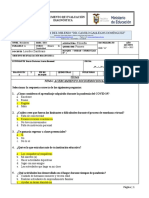 Evaluacion Diagnóstica Primero BGU