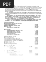 In-Class-Practice Question: Preliminary Computations Allocation of Excess Fair Value Over Book Value