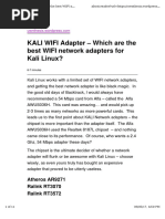 KALI WIFI Adapter - Which Are The Best WIFI Network Adapters For Kali Linux?