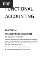 Functional Accounting