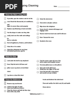 Hotel Housekeeping Cleaning Checklist: Clean The Main Living Area