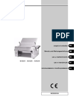 SI320 - SI420 - SI520: Uso e Manutenzione