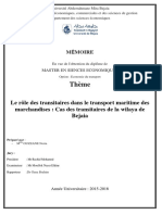 Le Rôle Des Transitaires Dans Le Transport Maritime Des Marchandises