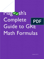 Magoosh GRE Math Formula Ebook