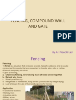 Fencing, Compound Wall and Gate: by Ar. Pranoti Lad