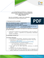 Guia de Actividades y Rúbrica de Evaluación - Unidad 1 - Paso 1 Reconocimiento Del