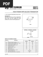 Transistor NPN 2n3771