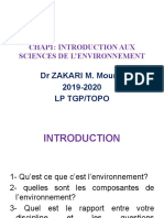 Chap Sciences de L'environnement