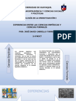 Diferencias Entre Ciencias Empiricas y Formales