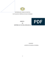 Um Pouco Da História Da Cultura de Angola