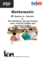 MATH10-QUARTER2-MODULE3-The Relations Among Chords, Arcs, Central Angles, and Inscribed Angles