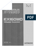 Hitachi EX160WD Wheeled Excavator Parts Catalog Manual