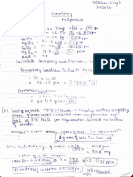 Chemistry Assignment 2 VAIBHAV SINGH (21CS054)