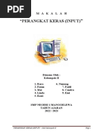 "Perangkat Keras (Input) : M A K A L A H