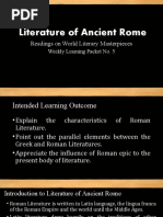 Literature of Ancient Rome