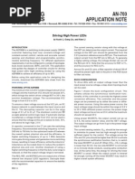 An-703 Application Note: Driving High Power Leds