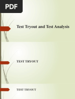 Lecture 20 - Test Tryout N Item Analysis