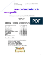 0 Planificare Anuala Integrata Clasa A Iiia. 20192020docx