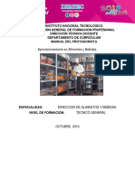 Aprovisionamiento en Alimentos y Bebidas