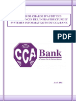 Cahier de Charges Audit Des Performanes Si Cca-Bank