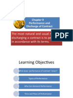 Chapter 9 Performance and Discharge of Contract