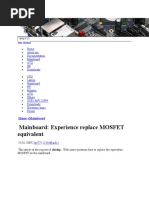 Motherboard Fet Identification