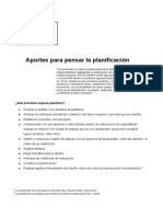 Aportes para Pensar La Planificación - Ultimo