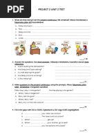 Project 2 Unit 2 Test