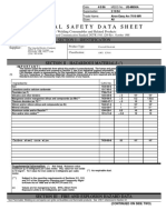 Material Safety Data Sheet Material Safety Data Sheet: Section I - Identification