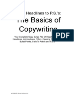 The Basics of Copywriting Swipe File