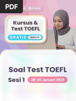 Soal Test TOEFL Sesi 1