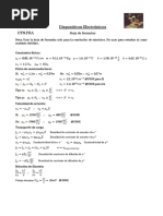 Hoja de Formulas