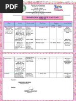 Homeroom Guidance Lac Plan: Prosperidad National High School