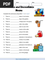 Countable and Uncountable Nouns: 'A'' 'Some''