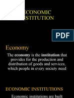 UCSP TOPIC 22 Economic Institutions