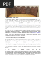 Doce Tablas Del Codigo Juridico Del Derecho Romano