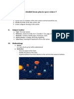 4a's Detailed Lesson Plan in Science