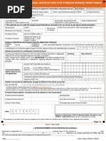 BOB Foreign Inward Remittances Application Form 20 06 2020