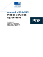 Client & Consultant: Model Services Agreement