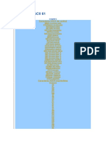 El Código ASCII 61