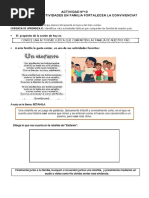 Actividad Nº10 Cómo Las Actividades en Familia Fortalecen La Convivencia