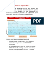 Situaciones Significativas